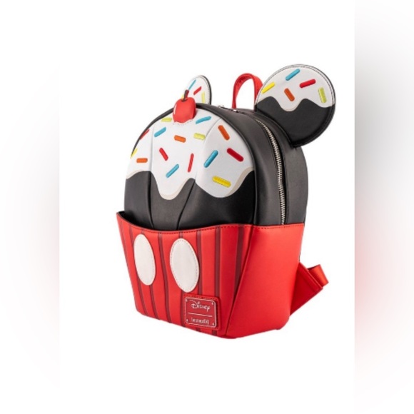 Loungefly Disney Mickey Cupcake Sprinkles Backpack - Picture 2 of 7